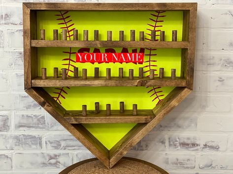 Custom Softball Ring Display Baseball Ring Holder, Softball Decorations, Baseball Holder, Ring Display Case, Baseball Ring, Baseball Display Case, Souvenir Display, Ball Display, Baseball Display