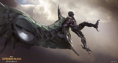 Spider-Man - Vulture | Wing Suit | Villain Vulture Concept Art, Spiderman Homecoming Vulture, Vulture Wings, Vulture Spiderman, Vulture Marvel, Marvel Concept Art, Spider Man Homecoming, Designer Working, Concept Art World