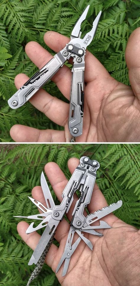 SOG Multitool Pliers Pocket Knife – PowerPint EDC Tool and Compact Lightweight Multi Tool. #amazonaffiliatelink Sog Powerpint, Sog Multitool, Survival Projects, Urban Survival Kit, Bushcraft Gear, Survival Equipment, Urban Survival, Survival Techniques, Pocket Dump