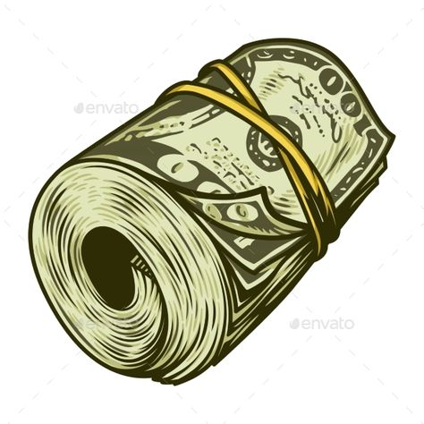 Colorful Money Roll of Dollars #Money, #Colorful, #Dollars, #Roll Dollar Tattoo, Money Roll, Dollars Money, Money Tattoo, Graffiti Doodles, Dope Cartoon Art, Graffiti Drawing, Dope Art, Arte Horror