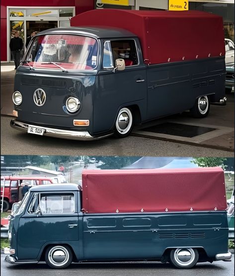 Kombi Pick Up, Vw Bus T2, Vw Combi, Vw Vans, Van Camper, Vw Aircooled, Combi Vw, Vw T6, Van Home