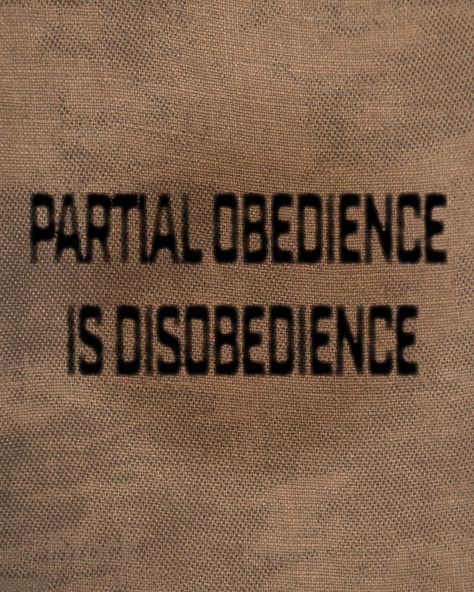 Partial obedience is disobedience. Obedience Quotes, Vision 2023, Ella Enchanted, Sibling Relationships, Oc Inspo, Our Savior, 2025 Vision, Church Design, You Are Strong