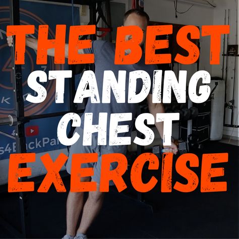 The standing chest fly with db's has become one of my favorite exercise to work back into my chest or push days. I use to do these standing chest flys a lot in college especially when the bench press was irritating my low back. The next day you hit chest add this single arm dumbbell fly variation in! Standing Chest Fly, Dumbell Fly, Chest Flys, Chest Stand, Dumbbell Fly, Push Day, Chest Fly, Lower Back Exercises, Build Strength