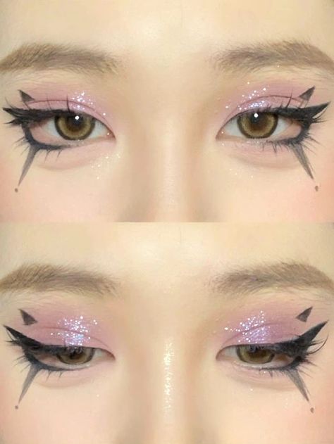 Cute Eye Looks, Harajuku Makeup, Vampire Bride, Cute Eye Makeup, Graphic Makeup, Eye Makeup Pictures, Ethereal Makeup, Interesting Images, Being Creative