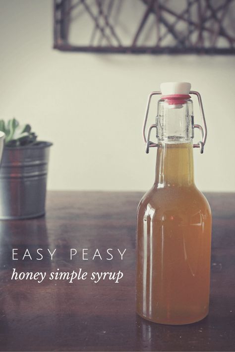 Easy peasy DIY honey simple syrup Simple Syrup For Cakes, How To Make Cocktails, Orange Simple Syrup, Simple Syrup Cocktails, Make Cocktails, Diy Honey, Honey Simple Syrup, Soda Syrup, Honey Coffee