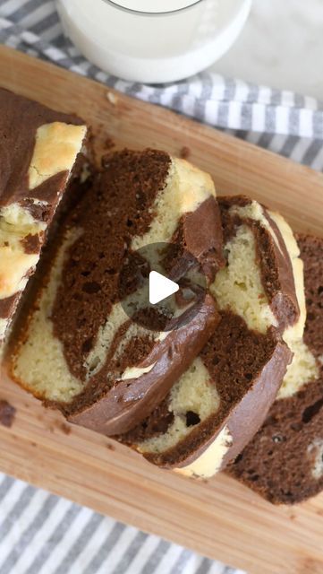 Manuela Mazzocco on Instagram: "✨Vanilla and Chocolate Marble Loaf Cake✨
As promised here is the video recipe to make this easy, quick (ready in less than 1 hour), extra soft and perfectly moist chocolate and vanilla marble cake❤️
So many of you already baked it this week. Here is your chance to try it too 😘
INGREDIENTS
* 3 large eggs
* 3/4 cup (150 gr) sugar
* 8 oz (225 gr) plain Greek yogurt
* 1/2 cup (120 ml) vegetable oil
* 1 teaspoon vanilla extract
* 2 cups (250 gr) all-purpose flour
* 1 pinch salt
* 2 teaspoons baking powder
* 2 tablespoons (20 gr) unsweetened cocoa powder
DIRECTIONS: link in profile and stories. Comment “recipe” and I’ll send it to you. 
Or Google Search “Manuela marble cake” and the recipe will pop up 😘
#breakfast #loaf #cake #dessert #marblecake" Marble Loaf Bread, 6 Inch Marble Cake Recipe, Homemade Marble Cake Recipe, Easy Marble Cake Recipe, Marble Cake Recipe Moist, Chocolate Marble Loaf Cake, Marble Loaf Cake, Marble Cakes, Marble Loaf