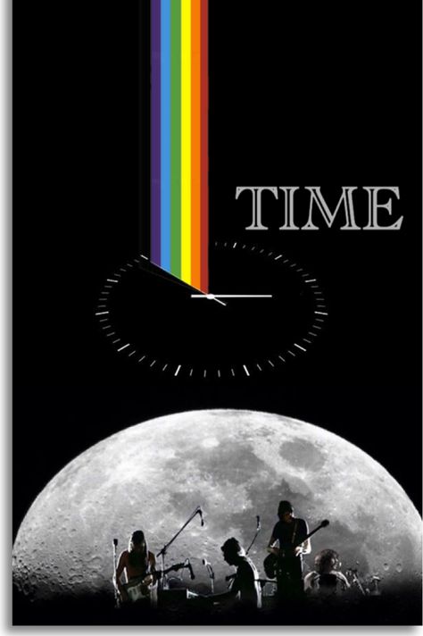 Pink Floyd, Artwork. What's your favorite song from dark side of the moon? Mine, Brain damage. Time Pink Floyd, Pink Floyd Artwork, Pink Floyd Wallpaper, Pink Floyd Lyrics, Pink Floyd Albums, Pink Floyd Poster, Pink Floyd Fan, Pink Floyd Art, Pink Floyd Dark Side