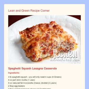 Spaghetti Squash Lasagna Casserole, Octavia Meals, Optivia Hacks, Optivia Recipes, Optavia Meals, Medifast Recipes, Spaghetti Squash Lasagna, Lean Protein Meals, Squash Lasagna