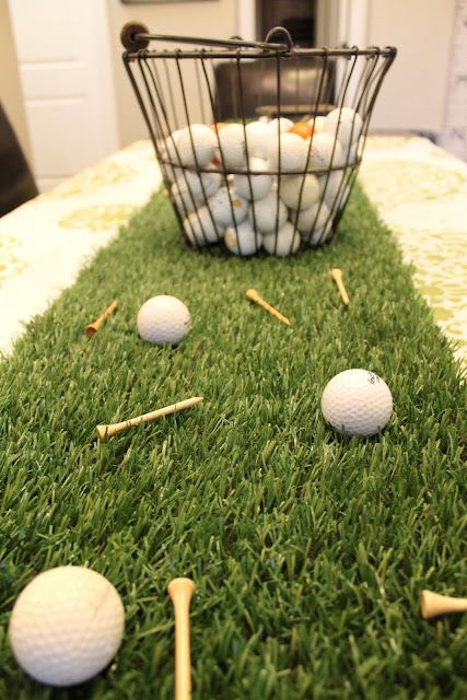 great golf themed baby shower...  could also use for ideas for a golf fundraiser. :) Golf Centerpieces, Golf Fundraiser, Golf Baby Showers, Golf Theme Party, Golf Party Decorations, Golf Baby, Sports Party Decorations, Golf Birthday Party, Golf Decor