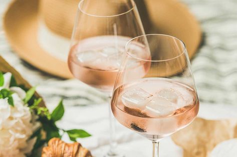 Should you put ice cubes in wine? https://bitly.com/34D5M2k #recipes #wine Spicy Rose, Cider Mimosas, Apple Cider Mimosa, Apple Cider Cocktail, Spicy Cocktail, Pickled Okra, Rosé Wine, Cider Cocktails, Jalapeno Peppers