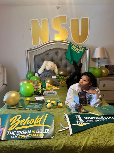 Hbcu decision day 
College decision day 
Norfolk state uni Hbcu Decision Day, Norfolk State University, Hbcu Colleges, Decision Day, High School Graduation Pictures, College Goals, Senior Year Fun, Kay Kay, University Dorms