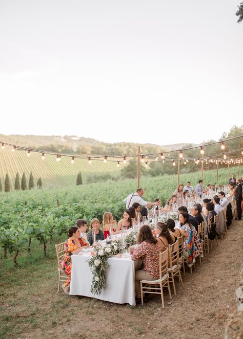 The most beautiful Italian vineyards to host a wedding | CN Traveller Vineyard Dinner Party, Vineyard Dinner, Italian Vineyard, Wedding Picture Poses, Italian Countryside, Wine Country Wedding, Wedding Highlights, Countryside Wedding, Outdoor Event