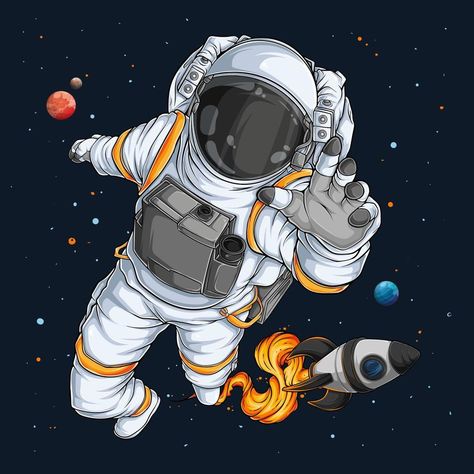 Astronaut Drawing, Nasa Wallpaper, Space Drawings, Astronaut Wallpaper, Gym Art, Astronaut Art, Space Illustration, Space Artwork, Wallpaper Space