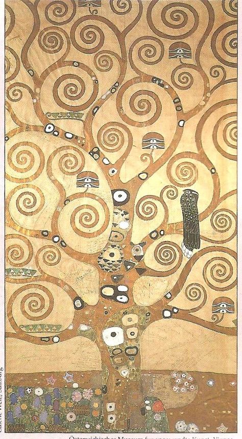 Klimt Tree of Life Zantangle Art, Art Klimt, Boom Kunst, Tree Of Life Tapestry, Gustav Klimt Art, Klimt Paintings, Klimt Art, 4th Grade Art, Tree Of Life Art