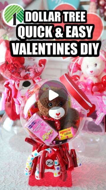 Bargain Bethany, Valentine's Day Crafts, Vday Gifts, Valentines Crafts, Dollar Tree Finds, Diy Valentines Crafts, Diy Dollar Store Crafts, January 21, Simple Valentine