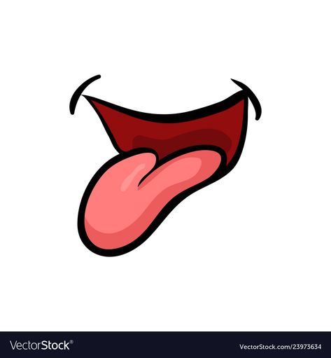 Tongue Cartoon, Cartoon Tongue, Tongue Illustration, Tongue Drawing, Mouth Cartoon, Cartoon Mouth, Cartoon Mouths, Cartoon Eyes Drawing, Towel Animals