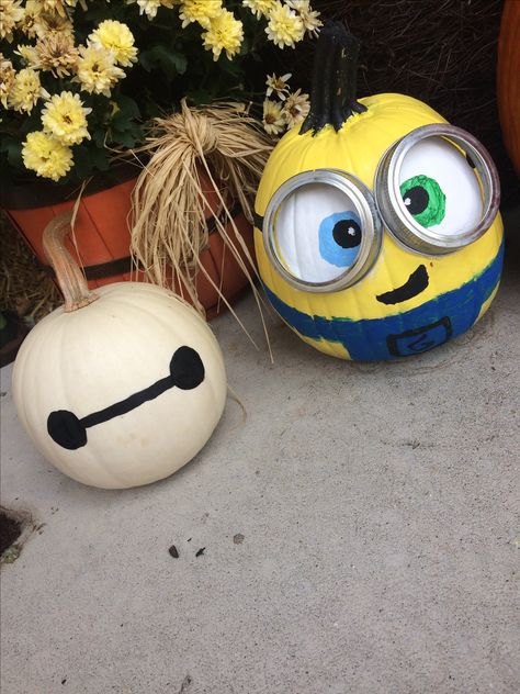 Cocomelon Painted Pumpkin, Cute Pumpkin Painting Ideas, Cute Pumpkin Painting, Pumpkin Carving Painting, Cute Painted Pumpkin Ideas, Pumpkin Inspo, Painted Pumpkin Ideas, Creative Pumpkin Painting, Creative Pumpkin Decorating