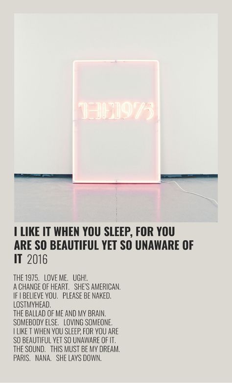 The 1975 Iliwys, Album Cover Polaroid, The 1975 Album Cover, Alternative Minimalist Poster, The 1975 Album, The 1975 Poster, The 1975 Wallpaper, This Must Be My Dream, Alt Posters