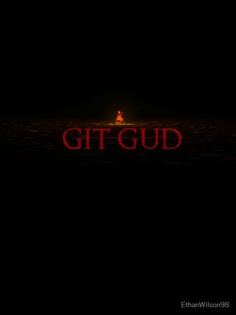 "Git Gud" T-shirt by EthanWilson98 #Aff , #spon, #Gud, #Git, #shirt Git Gud, Dark Souls, Neon Signs, Tattoos, Movie Posters, T Shirt, Fashion Tips, Quick Saves, Art