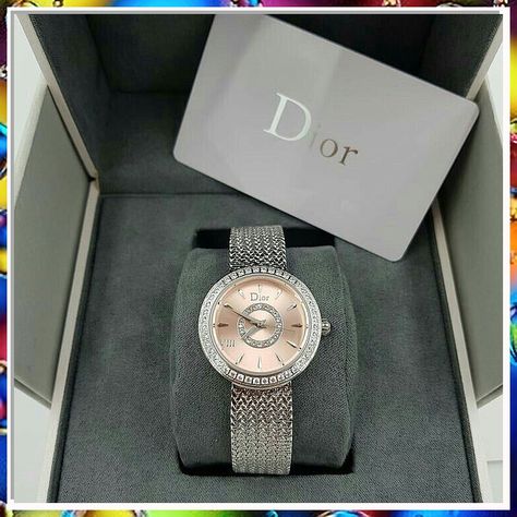 Shop our wide selection of dior watches for women to find the perfect style for you. Whether you're looking for a classic timepiece or something unique and eye-catching, we have a watch for you. Our selection of dior watches come in a variety of styles and colors, so you're sure to find the perfect one for your wardrobe. Dior Watches, Stylish Watches For Girls, Watches Women Simple, Dior Watch, Yellow Watches, Titanium Rings For Men, Gelang Manik-manik, Trendy Watches, Fancy Watches