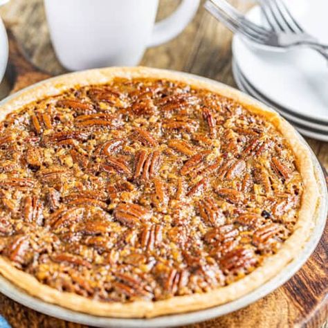 Best Ever Pecan Pie - thestayathomechef.com Award Winning Pecan Pie, Pecan Pie Recipe With Karo Syrup, Pecan Pie Cake Recipe Southern Living, Karo Syrup Pecan Pie, Cheesecake Pecan Pie, Pecan Pie Squares, Best Ever Pecan Pie, Pioneer Woman Pecan Pie, Cheesecake Pecan