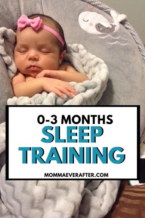 Sleep Training 101; 0-3 Months - Momma Ever After 2 Month Old Baby, Baby Routine, 3 Month Old, Newborn Baby Tips, Baby Sleep Schedule, Newborn Mom, Baby Life Hacks, Sleep Training Baby, Baby Care Tips