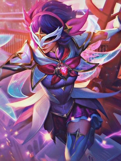 Star Guardian Skins, League Of Legends Wallpaper, Legends Wallpaper, Zed League Of Legends, Star Guardian, Jinx League Of Legends, Desktop Wallpaper Design, Fantasy Races, Hero Costumes