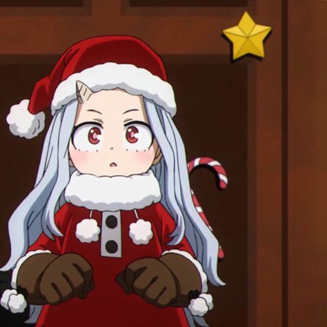 Eri Christmas, Eri Mha, Christmas Pfps, Anime Christmas, Christmas Icons, Japanese Manga Series, Christmas Characters, Hero Academia Characters, Cartoon Wallpaper