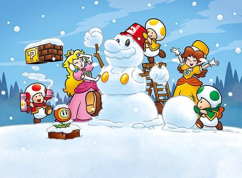 Mario And Friends, Mini Mario, Luigi And Daisy, Mario Comics, Super Princess Peach, Super Mario Nintendo, Super Princess, Mario Stuff, Mario Fan Art