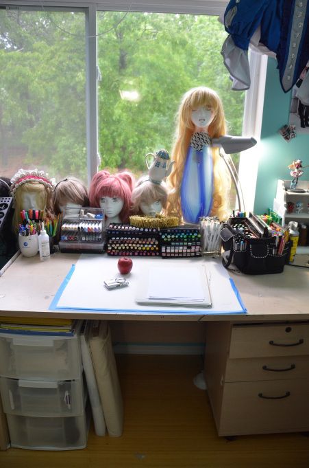 Cosplay Room Storage, Cosplay Room, Angela Clayton, Craft Area, Apartment Aesthetic, My Sewing Room, House Room, Room Tour, Storage Room