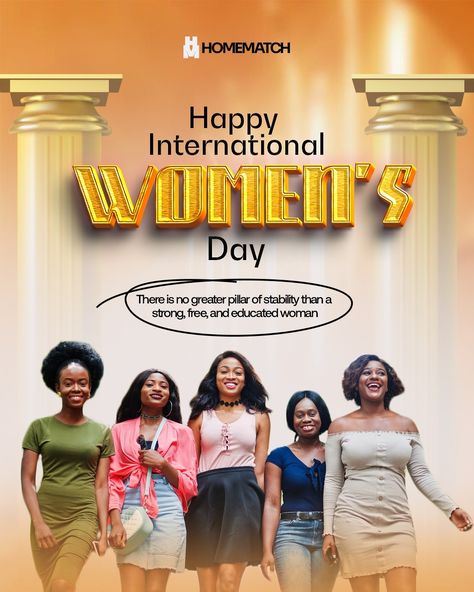 Happy International Women's Day Need Attractive and Functional Flyer or Social Media Designs For Your Brand? Send me a Mesaage on WhatsApp +2347063652991 #socialmediadesigners #branding #brightsidegraphics #brandstrategistnigeria #designer #graphicdesign #GraphicDesigner #photoshop #photography #adobe #illustration #typography #giftcardsale #trading #photoshop #flyerdesign #logoinspire #forex #tradingforex #tradingstrategy #explorepage #logodesigner Adobe Illustration, Illustration Typography, Social Media Designs, Brand Strategist, International Women's Day, Photoshop Photography, Woman’s Day, Gift Card Sale, Trading Strategies