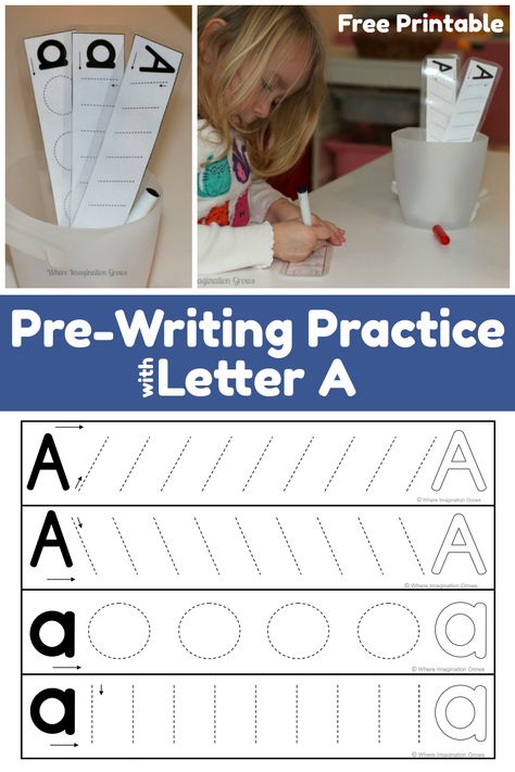 Handwriting Strokes Preschool, Practicing Writing Letters, Letter Introduction Activities, Toddler Writing Practice, Writing Station Preschool, Preschool Writing Center Ideas, Pencil Control Worksheets Free, Letter Formation Printables, Kindergarten Writing Practice