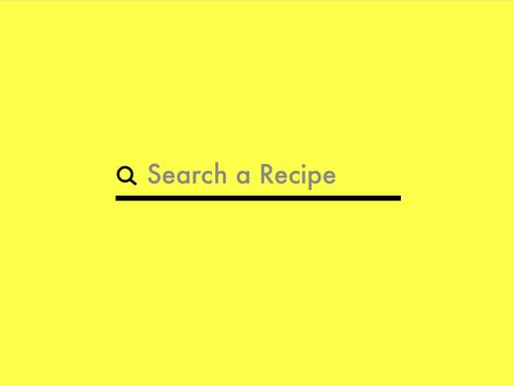 UI Challenge: 022 - Search recipe animation search bar 022 challenge daily ui Search Bar Animation, Search Bar Ui, Search Ui, Daily Ui, Search Bar, Branding, Bar