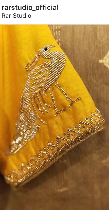 Bead Work On Fabric, Art Inspiration Ideas, Blouse Works, Gold Work Embroidery, Classy Dresses, Motifs Perler, Maggam Work Blouse Designs, Blouse Designs Silk, Couture Embroidery