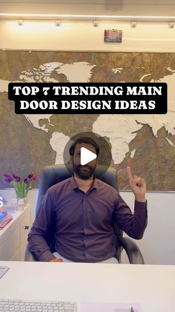 Ar. Vikas suwalka on Instagram: "Top 7 Trending Main Door Design Ideas . 
.
.
.
.
.
.
.
#reel #fyp #architecture #interiordesign #viral #trending" Main Door Design Ideas, Main Door Designs, Single Main Door Designs, Latest Door Designs, Door Design Ideas, Main Door Design, Door Designs, Main Door, Door Design