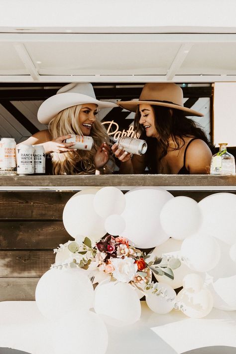 Taylor Rousseau, Cowgirl Bridal Shower, Western Photo Shoots, Western Photoshoot, Western Photo, Boho Cowgirl, Wedding Props, Mobile Bar, Western Boho