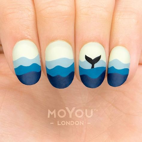 Sailor Nails, Anchor Nails, Cruise Nails, Sea Nails, Cute Simple Nails, London Nails, Vacation Nails, Nail Stamping Plates, Cute Nail Art