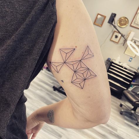 Disney tattoo, EPCOT tattoo, Spaceship Earth tattoo, triangle tattoo, geometric tattoo, minimalistic tattoo, fine line tattoo Spaceship Earth Tattoo, Epcot Ball Tattoo, Epcot Tattoo Ideas, Epcot Tattoo, Spaceship Earth Epcot, Earth Tattoo, Disney Sleeve, Spaceship Earth, Disney Wall