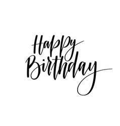 Happy birthday sign on white background Royalty Free Vector Beard Birthday, Papa Birthday Card, Happy Birthday Hand Lettering, Birthday Calligraphy, Happy Birthday Calligraphy, Happy Birthday Font, Birthday Giveaways, Happy Birthday Wallpaper, Happy Birthday Signs