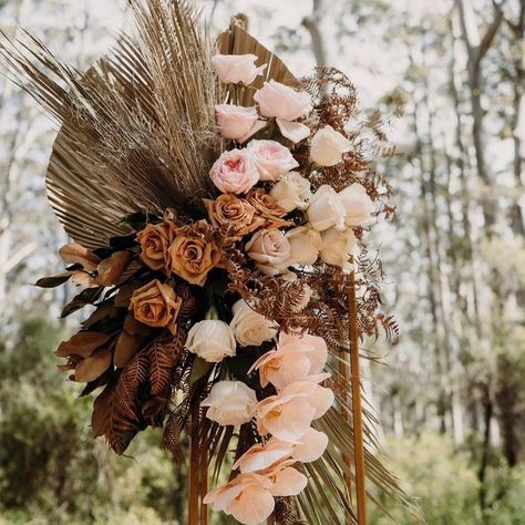 Take a moment to have a close up look at this stunning arrangement from @scentiment_flowers Beautiful, muted colours. 📸 @blackbirdtale_ with @confettidays @empireeventsau . . . #scentimentflowers #southwestflorist #southwestweddings #downsouthwedding #mydownsouthwedding #marrydownsouth #ctcw #countrywedding #forestwedding #australianwedding #summerwedding #perthbride #perthwedding #wabrides #waweddings #weddingceremony #ceremonyflowers #towerflowers #flowersofinstagram #mutedcolours #southwestw Colourful Dried Flowers Wedding, Boranup Forest, Bracken Fern, Coral Wedding Colors, Flowers Neutral, Wedding Forest, Wedding Canopy, Australian Wedding, Earthy Colours