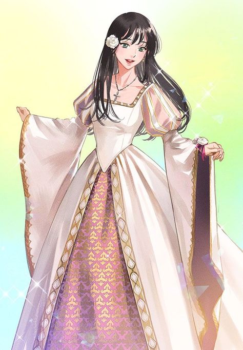 Oc Insert, Anime Princess Dress, Princess Oc, Novel Illustration, Gaun Abad Pertengahan, Vestidos Anime, Medieval Princess, Persona Anime, Dress Drawing