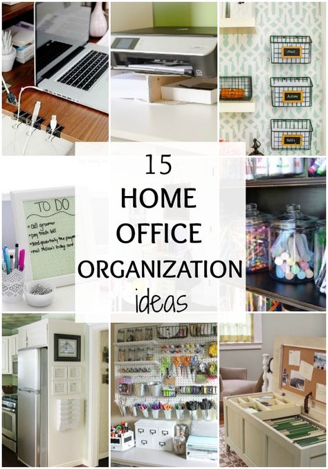 Home Office Organization Ideas, Office Organization Ideas, Ways To Organize Your Home, Office Organization Tips, Office Organizing, Cheap Office Furniture, Separate Room, Office Organization At Work, Closet Office