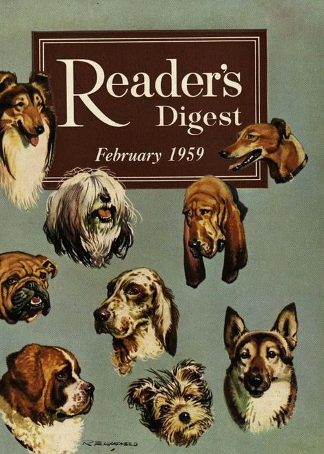 Readers Digest Books, Animal Magazines, Readers Digest, New Template, 100th Anniversary, Vintage Magazines, Reading Books, Vintage Art Prints, Classic Books