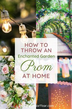 Spring Gala Themes For School, Diy Enchanted Garden Decor, Enchanted Dance Theme, Garden Party Prom Theme, Garden Of Glamour Prom Theme, Prom Enchanted Forest Theme, Enchanted Garden Theme Prom, Fairy Prom Theme, Enchanted Forest Dance Theme