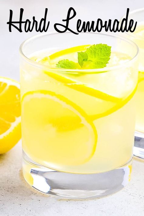 This Hard Lemonade recipe isn't just any lemonade - it’s the kind of lemonade you hide from the kids! Its a delicious, party pleasing cocktail that will be a summer favorite!  #cocktails #lemonade #vodka #recipe Hard Lemonade Recipe, Spiked Lemonade Recipe, Homesteading Recipes, Bartending Tips, Tailgate Recipes, Spiked Lemonade, Hard Lemonade, Pineapple Lemonade, Bunco Party