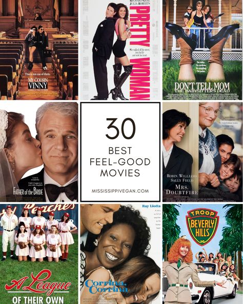 Best Feel-Good Movies Mississippi Vegan, Best Drama Movies, Best Classic Movies, Best Movies List, Romcom Movies, Happy Movie, Best New Movies, Comfort Movies, Something To Make