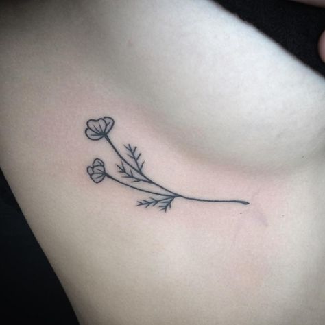 Small Side Tattoos, Small Feminine Tattoos, Underboob Tattoo Designs, Side Neck Tattoo, Underboob Tattoo, Tiny Tattoo, Cute Small Tattoos, Sternum Tattoo, Cute Tattoos For Women