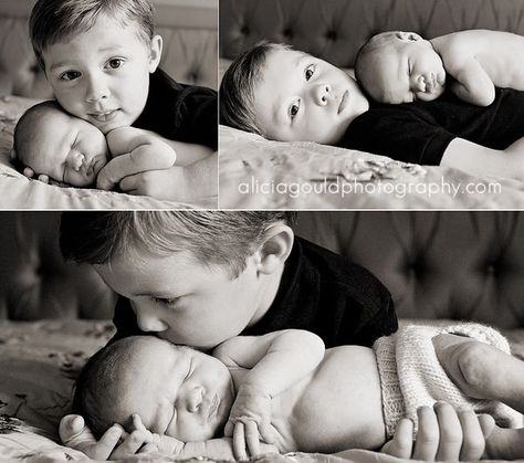 brother & baby, i wo Brother Pictures, Brother Photos, Newborn Sibling, Sibling Pictures, Foto Newborn, Baby Fotografie, Sibling Poses, Sibling Photography, Sibling Photos