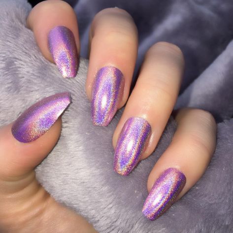 Nails Purple Sparkle, Halo Nails, Nails Rings, Cowboy Nails, Diy Nails Stickers, Pink Coffin, Color For Nails, 31st January, Nails Purple