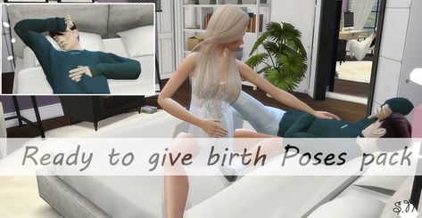 Sims 4 Labor Poses, Story Poses, Pregnancy Poses, Sims Poses, Ts4 Poses, Sims Stories, Sims 4 Black Hair, 4 Poses, Sims 4 Cc Kids Clothing